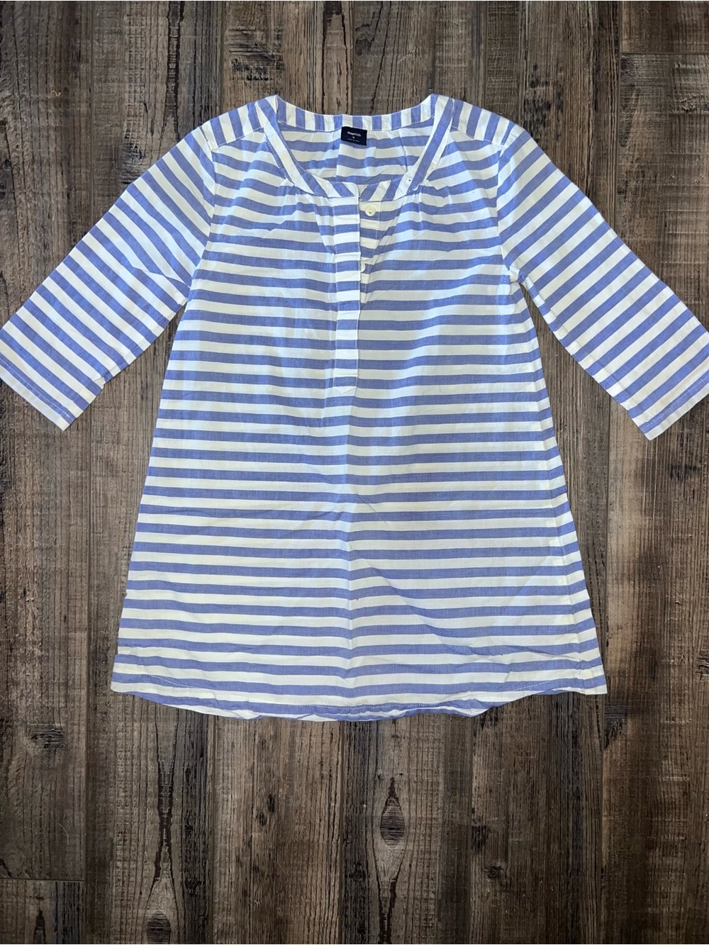 Gap Striped Blue & White Kids T